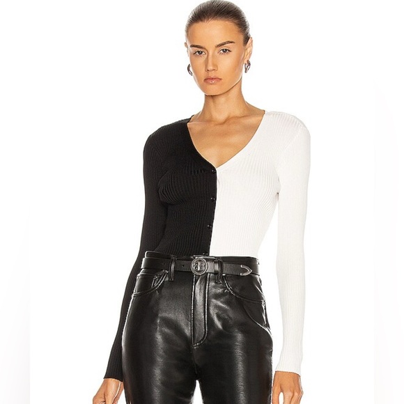 STAUD Cargo Sweater black and white - Picture 1 of 11